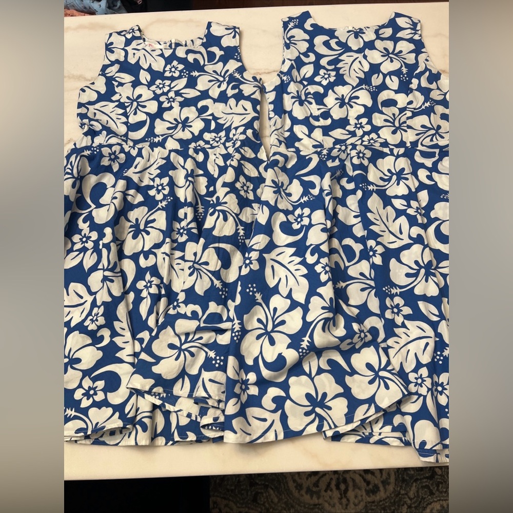 Hawaii Hangover Mommy And Me Tropical A-Line Dresses Girls 14 And Women’s Small